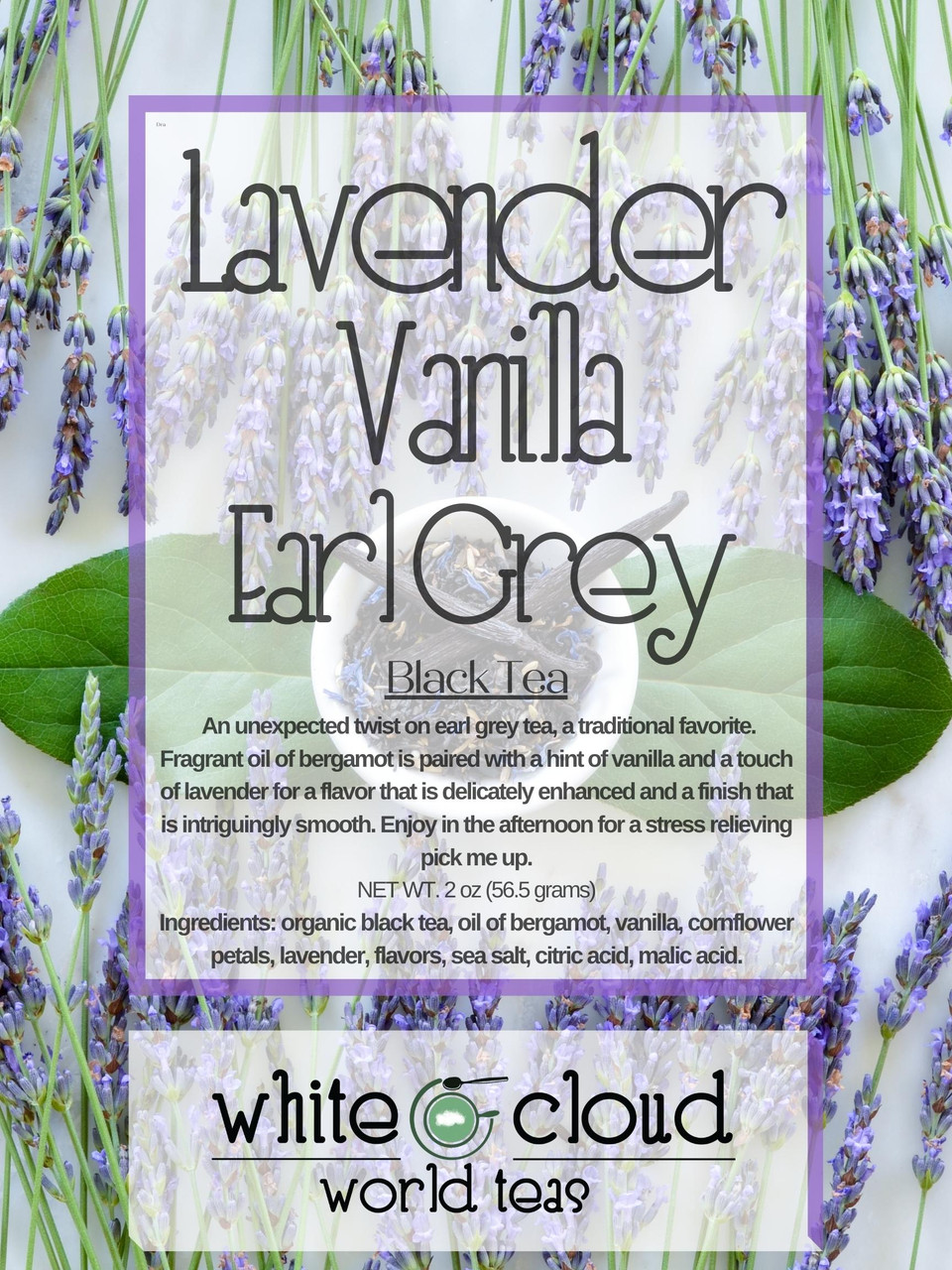 Earl Grey Lavender, Black Tea