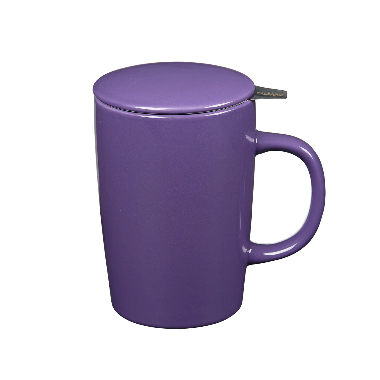 Bruntmor 16 Oz Ceramic Tea Infuser Mug With Stainless Steel Infuser And  Removable Lid, Microwave Oven And Dishwasher Safe, Gradient Purple : Target