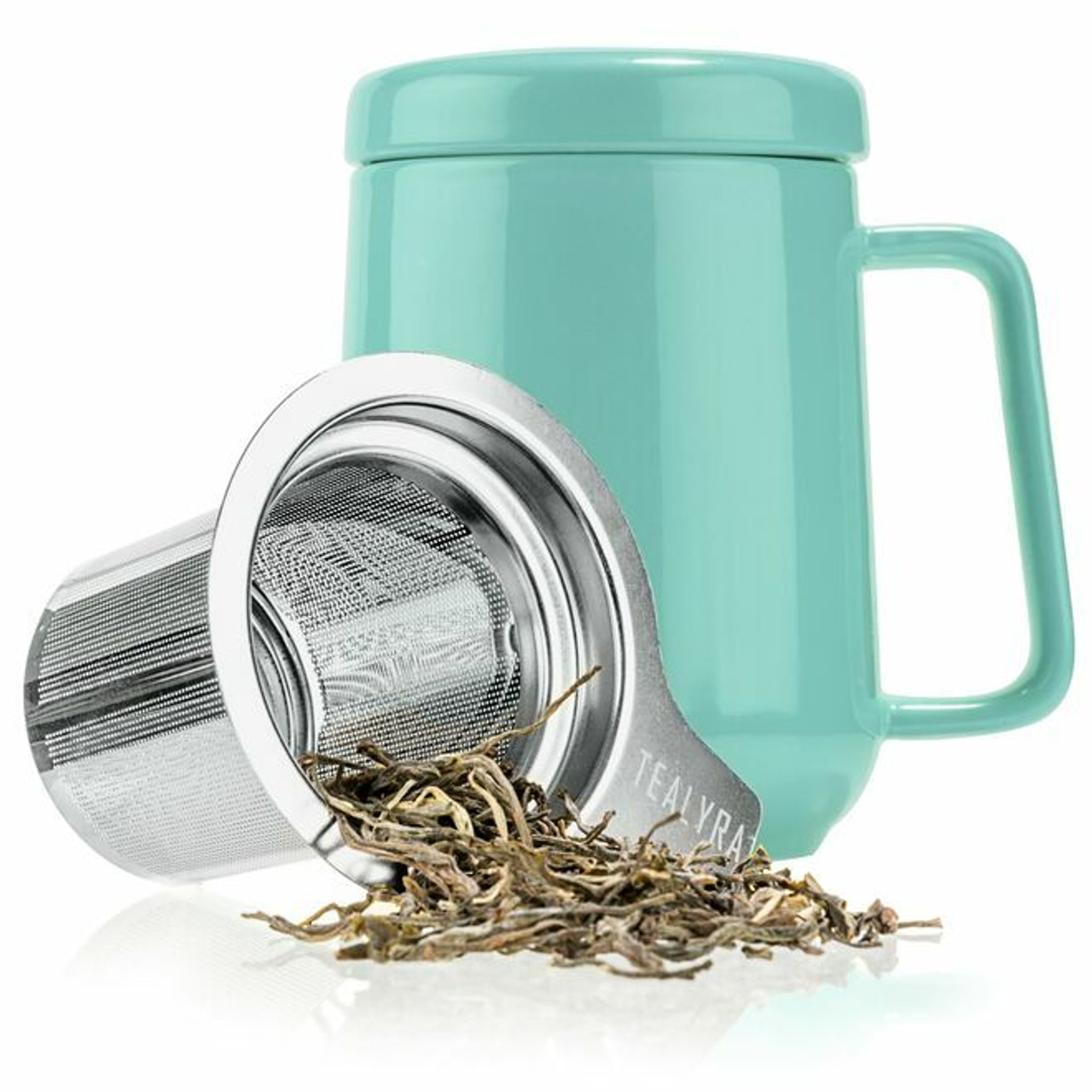 Porcelain Tea Mug with Infuser and Lid – Prime Tea