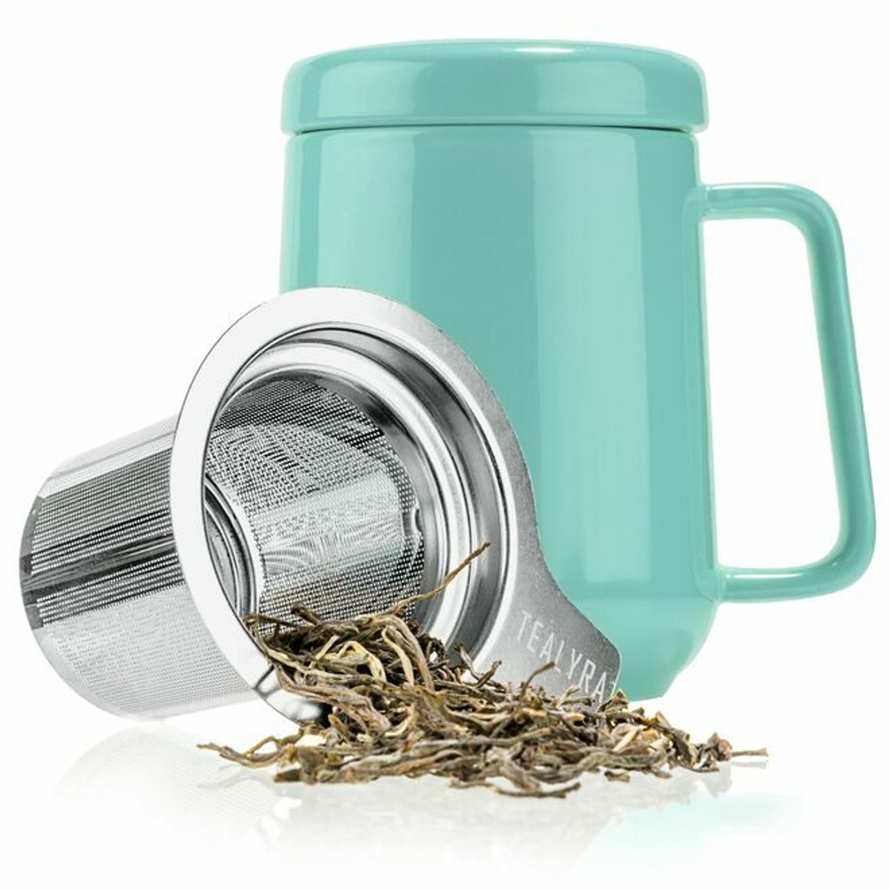 Loose Leaf Tea Infuser With Lid Stainless Steel Single Serving Tea