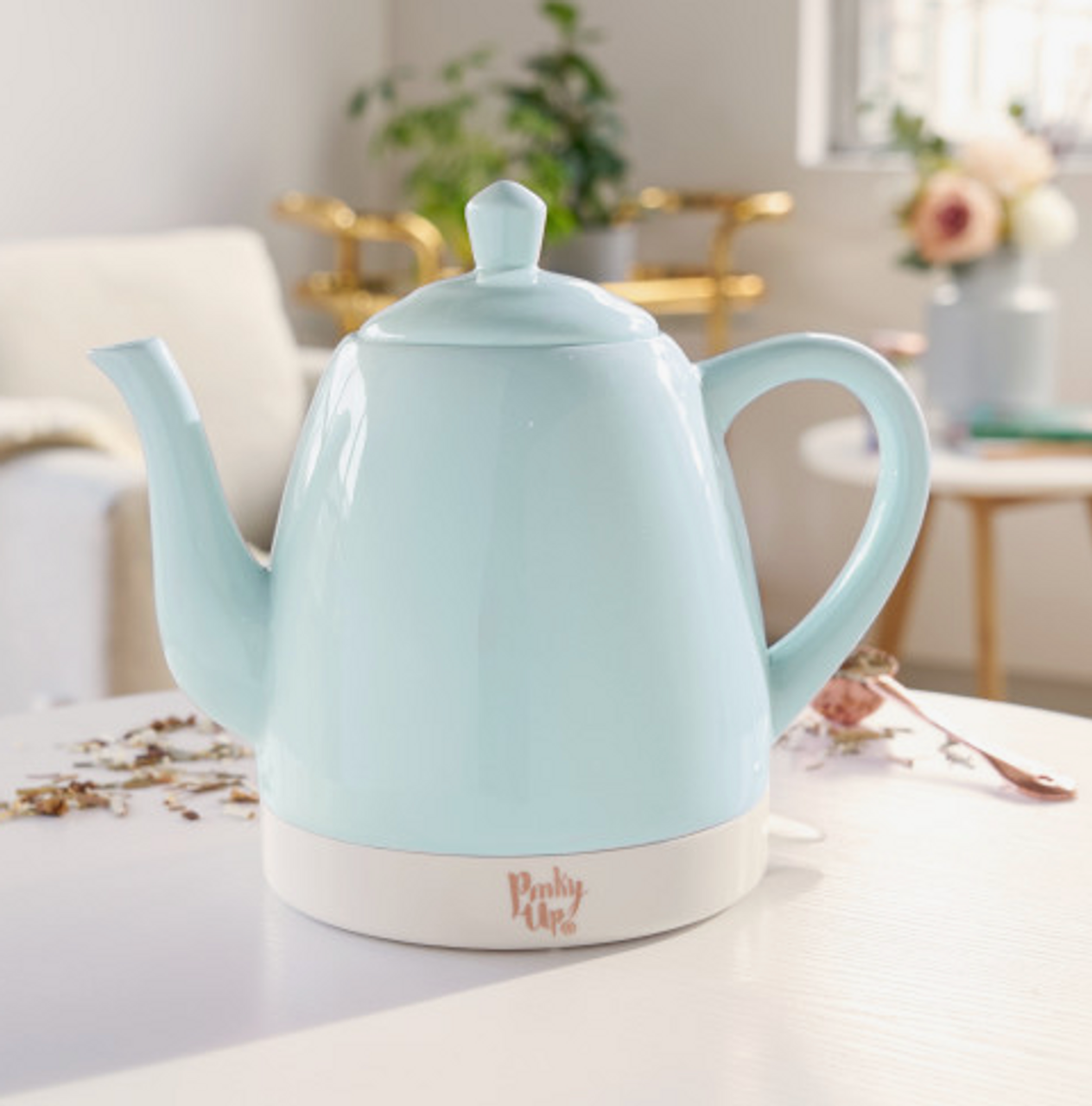 Loving my new matte white electric tea kettle from Ascot 🤍 #fyp #fory, Spearmint Tea