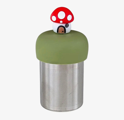  This Tea Steeper makes loose leaf tea accessible with any drinkware, anytime, anywhere.

Our tea steepers are: *Universal Size *Perfect for Hot or Cold Brew

*Reusable & Dishwasher Safe *Tea Debris Leak Proof *Portable *Food Grade Silicone *Food Grade 304 Stainless Steel (ultra fine mesh) *Plastic, BPA & BPS Free

Float2infuse was founded by Samantha, who designs and assembles the steepers in the US. 25% of the profits are donated to special education initiatives.

Discover the ultimate tea infuser with our patent-pending Floating Tea Steeper! Designed for versatility, it fits seamlessly into any size drinkware, allowing you to steep up to 1 tablespoon of your favorite tea, anytime and anywhere, whether you desire a warming cup or a chilled infusion.

This has: Green Base, Red Mushroom cottage