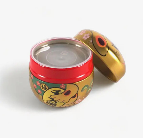 Tea Leaves Container 3.5 Fl oz Lucky Cat