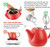 DESCRIPTION
There is no difficulty in starting the day with a fragrant freshly brewed tea or spending the evening with your family with a cup of your favorite drink. All you need is a quality tea (preferably leaves, but there may be sachets), a good brewing teapot and water of the right temperature (depends on the tea sort chosen).
Tealyra Jove modern teapot is Japanese quality and beauty together. Our loose leaf teapot is made of high-quality porcelain. This material is ideal for making the most aromatic and delicious tea, looks attractive, and works well. BPA and Lead-free.
We offer several color solutions for enamel teapot.
Tealyra porcelain teapot with lid and stainless steel mesh perfectly brewі the tea, does not leak and tickle. Using teapot infuser will be very convenient. Volume of 1000ml / 34 oz. makes about 4-5 cups of the most delicious tea - enough for one or two persons.
Order porcelain teapot with infuser as a gift for relatives or friends. A beautiful and practical ceramic teapot infuser is a great idea for any holiday!
DETAILS
Volume: 1000ml / 34 fl.oz
Warning: IT IS !!!NOT!!! STOVE-TOP SAFE. YOU CAN NOT USE ON THE STOVE-TOP. THIS IS A TEAPOT, NOT A KETTLE!