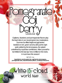 pomegranate goji berry green tea