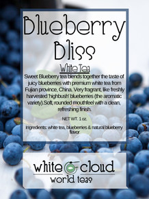 Blueberry Bliss White Loose leaf tea