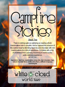 campfire stories smores black loose leaf tea