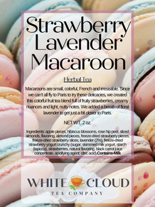 Strawberry Lavender Macaroon Herbal Tea