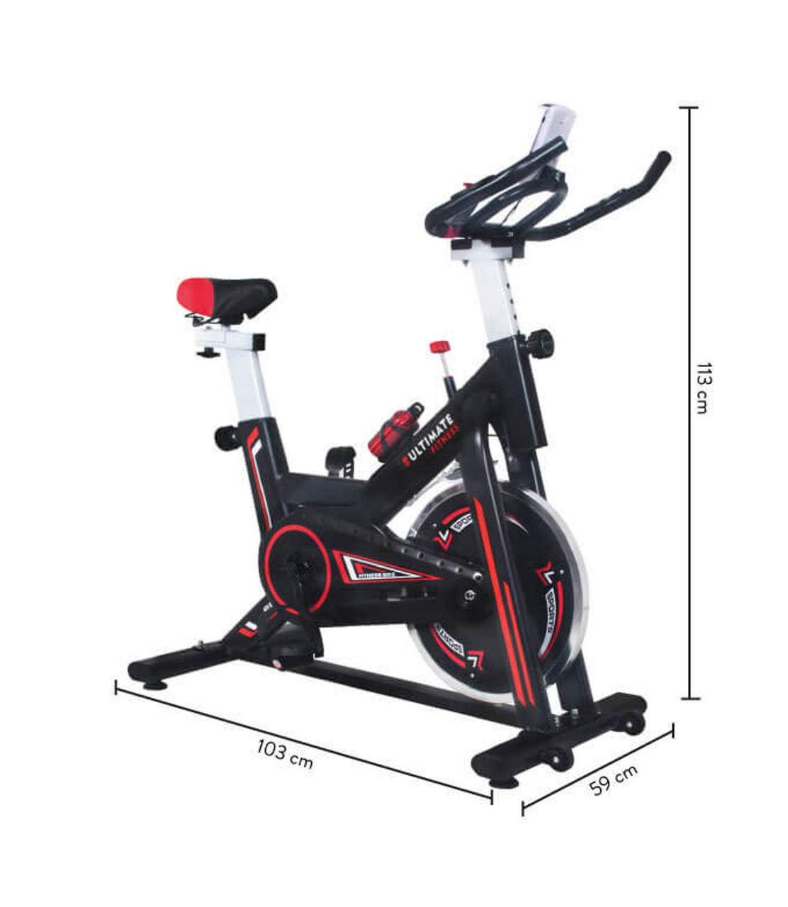 Ejercicio comercial Fitness Bicicleta spinning Non-Slip Pedal de
