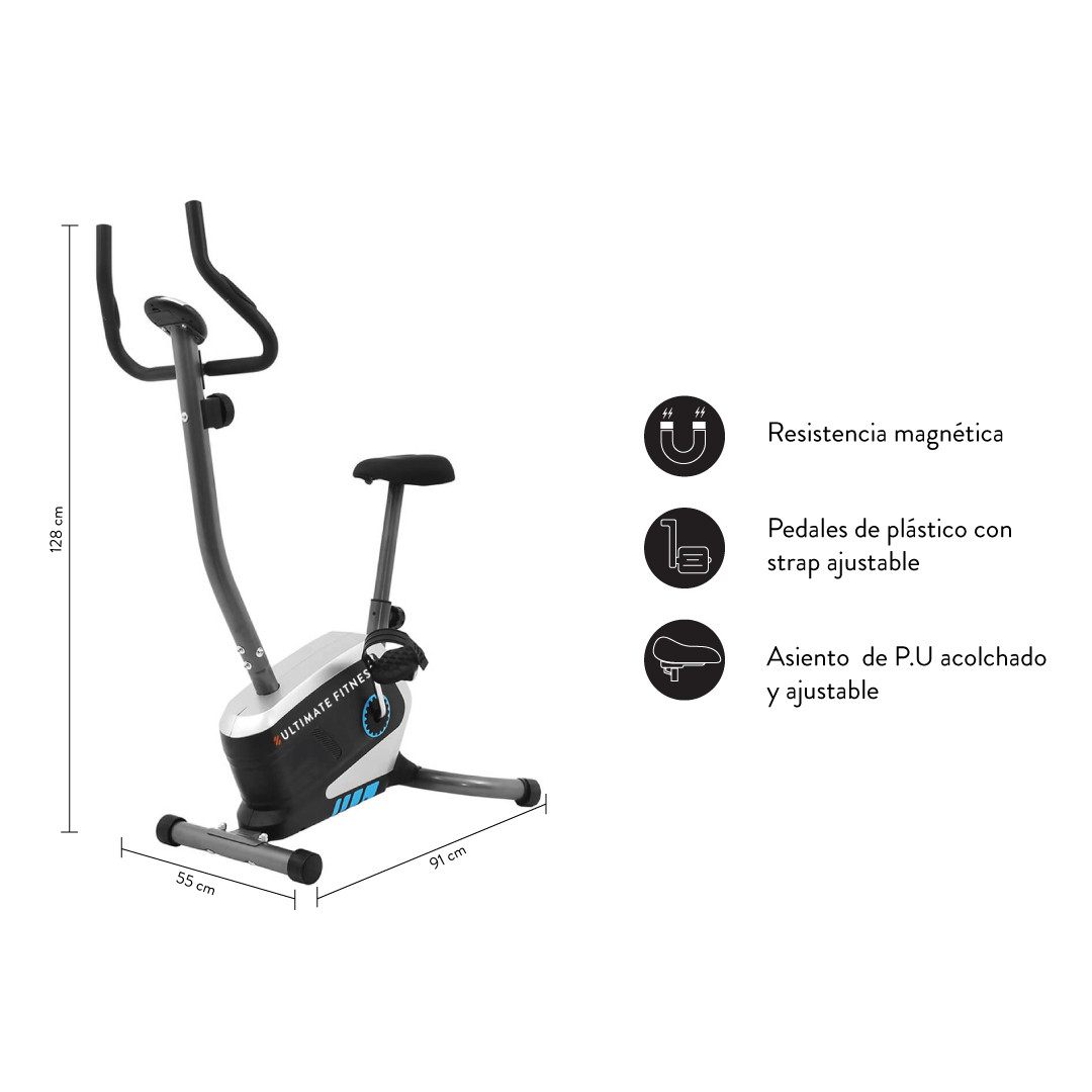 Bicicleta Estática E800 Pro Magnética - UltimateFitness