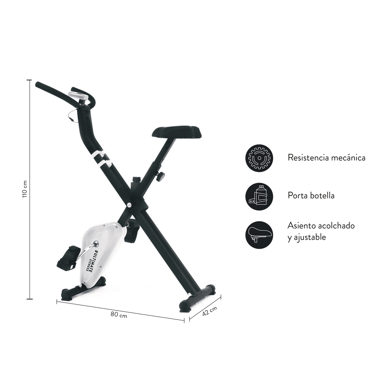 Bicicleta Estática Plegable X10 - UltimateFitness