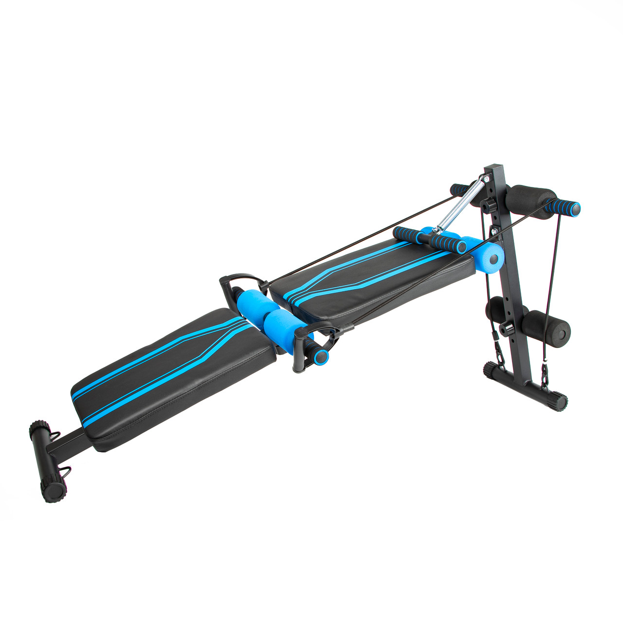 Banca Abdominales Elite Regulable con Bandas de Resistencia -  UltimateFitness