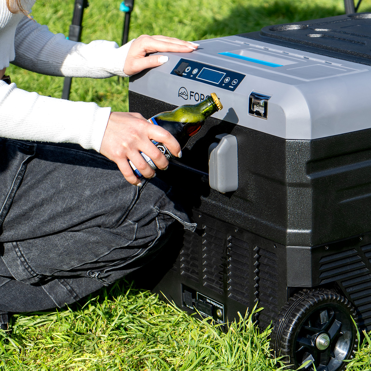 Cooler Freezer Eléctrico -20° a 20° 80L Bi-Zona s/Batería - AquaForce