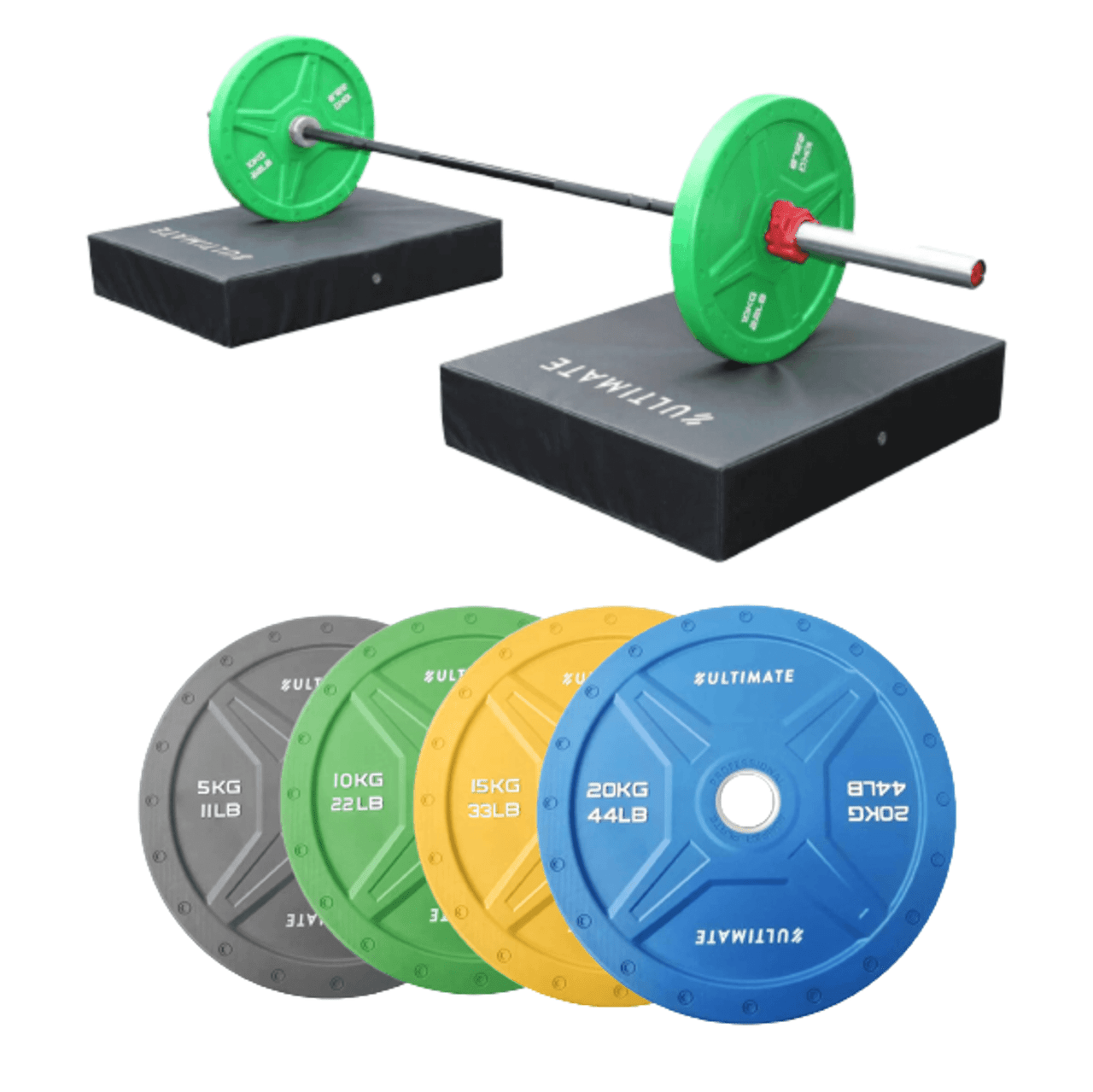 Barra Olimpica Discos Gym Amazon Akon Fitness Gimnasio Barra De