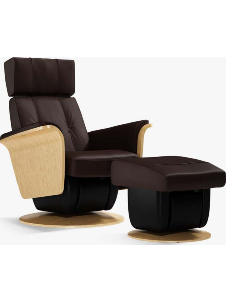 Avantglide leather shop glider rocker