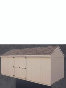 Economy Painted Wood A-Frame Shed Economy Painted Wood A-Frame Shed