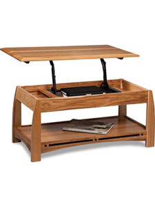 Boulder Creek Amish Lift Amish Coffee Table FVCT-BC-LT
