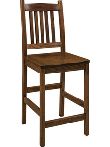 Mission Stationary Bar Stool
