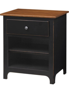 Plymouth 1 Drawer Night Stand with Open Shelf 81