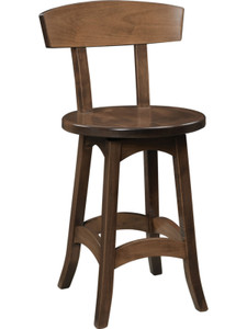Cordova Bar Stool with Swivel & Back
