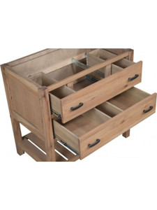 Open Shelf Bathroom Vanity Base