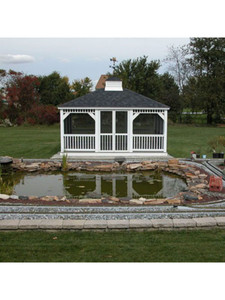 12 x 16 Colonial Style Rectangle Gazebo