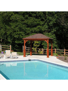10 x 12 Traditional Wood Pavilion