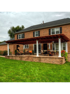 10 x 14 Artisan Wood Pergola with 10ft Columns