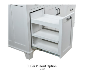 Optional Custom 3 Tier Pullout #4552