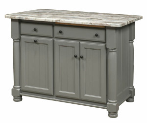 Jefferson City Kitchen Island IS-98-JC - Amish built, solid wood made in America