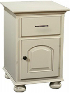 Luellen 18" Nightstand with 1 Drawer, 1 Door