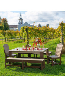 Island Dining Table (44" x 72" Rectangular)