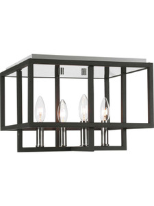 Quadrangle, 4 Lt Flush Mount 22281