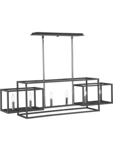 Quadrangle, 6 Lt Chandelier 21339