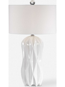 Malena Table Lamp, White 26204