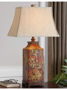 Colorful Flowers Table Lamp 27678