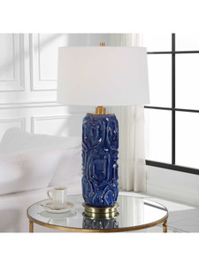 Zade Table Lamp, Blue 30221-1