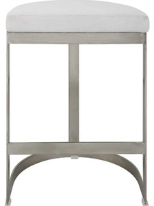 Ivanna Counter Stool, Silver 23687