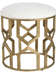 Trellis Accent Stool 23579
