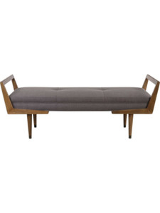 Waylon Bench, Taupe Gray 23388