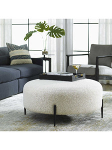 Arles Large Ottoman, Black 23778