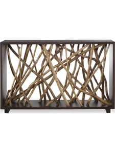 Teak Maze Console Table 22901