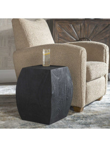 Grove Accent Stool, Black 25296 Grove Accent Stool, Black 25296