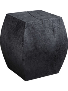 Grove Accent Stool, Black 25296 Grove Accent Stool, Black 25296