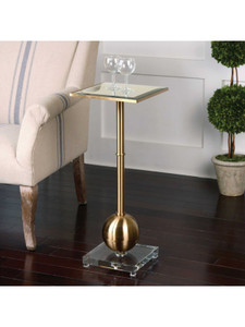 Laton Drink Table, Gold 24502