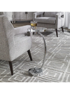 Waveney Drink Table, Nickel 25144