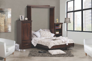 CW-50 Comfortwood Wall bed - open CW-50 Comfortwood Wall bed - open