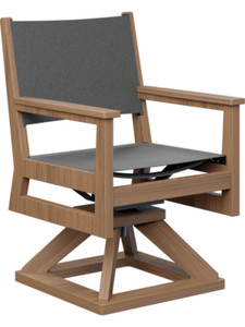 Mayhew Sling Swivel Rocker Dining Chair