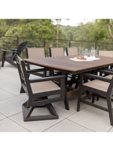 Mayhew Sling Swivel Rocker Dining Chair