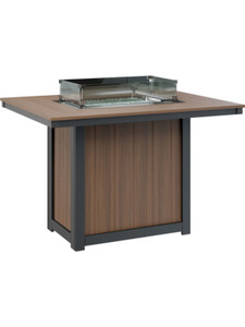 Donoma 42" x 54" Rectangular Fire Table Counter Donoma 42" x 54" Rectangular Fire Table Counter